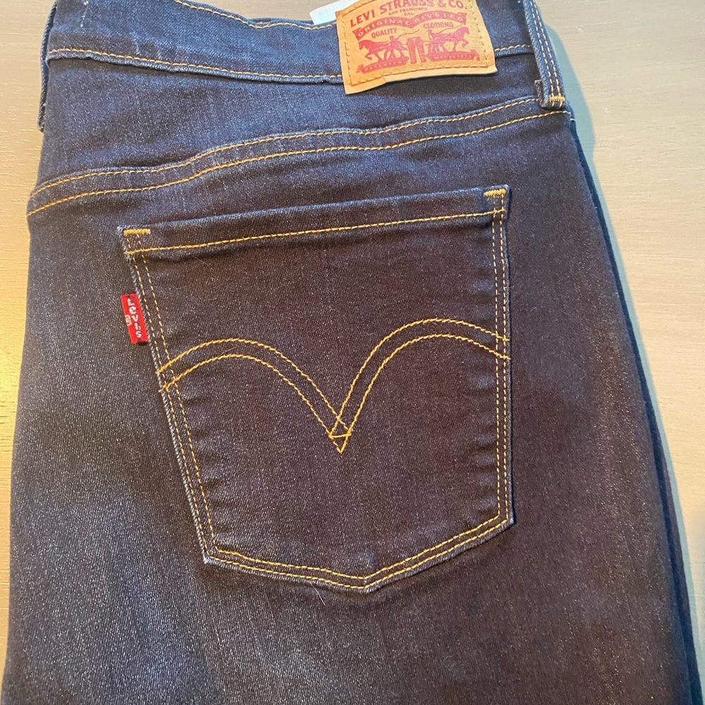 Levi’s 505 Straight 16S dark blue jeans